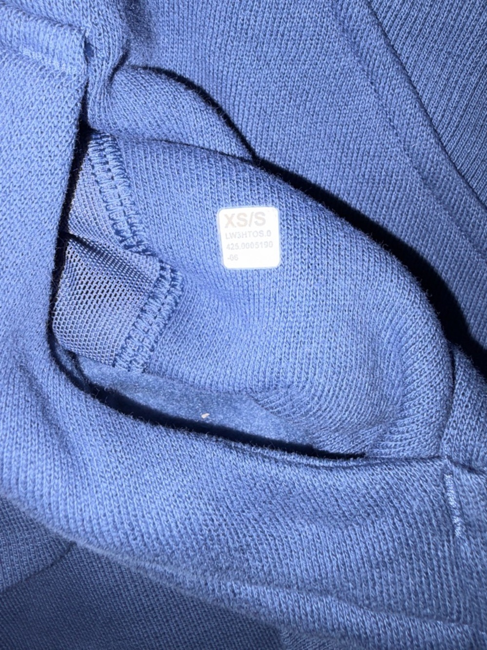 lululemon athletica Navy Blue Half-Zip Hoodie Sweater - Picture 5 of 6